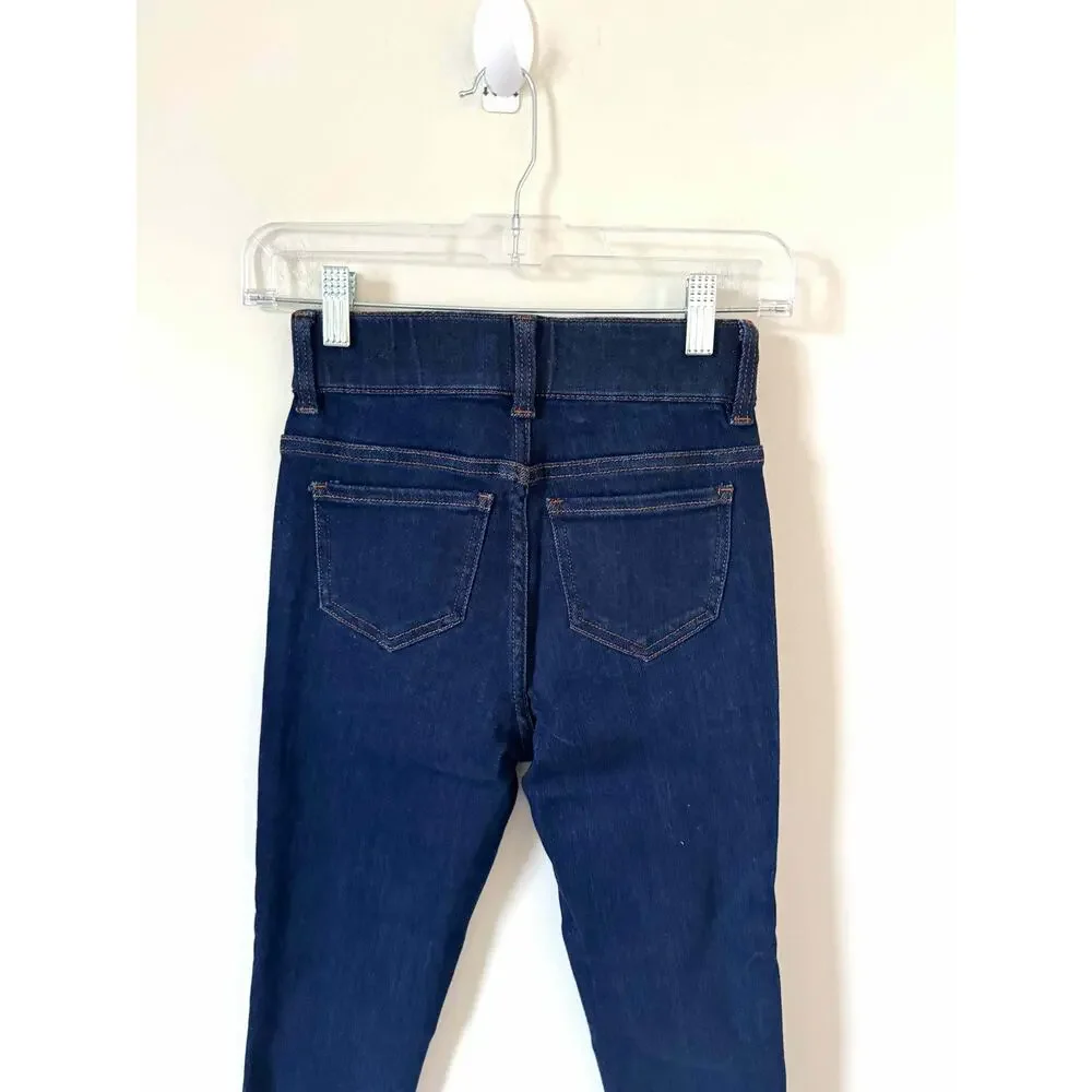 Universal Standard Skinny Mid Rise Stretch Denim Jean Dark Wash Blue Size 00 NEW